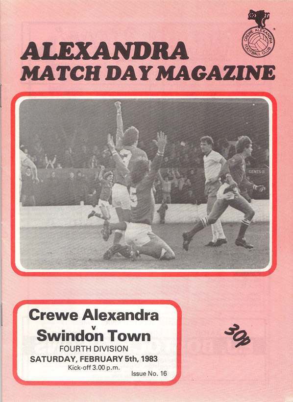 <b>Saturday, February 5, 1983</b><br />vs. Crewe Alexandra (Away)